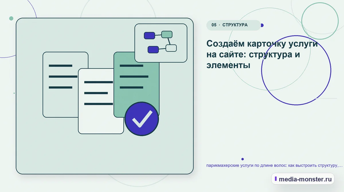 Данные и доказательства. Что показать сразу, а что уточнить позже: иллюстрация к статье «Парикмахерские услуги по длине волос: структура страницы и путь до заявки»