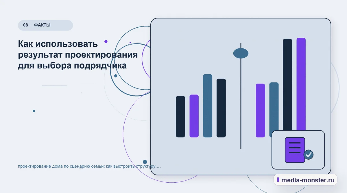 Изображение 8: Сравнение вариантов — Проектирование дома по сценарию семьи: как выстроить структуру, содержание и путь до заявки | Media Monster Сравнение вариантов. Как использовать результат проектирования для выбора подрядчика: иллюстрация к статье «Проектирование дома по сценарию семьи: как выстроить структуру, содержание и…