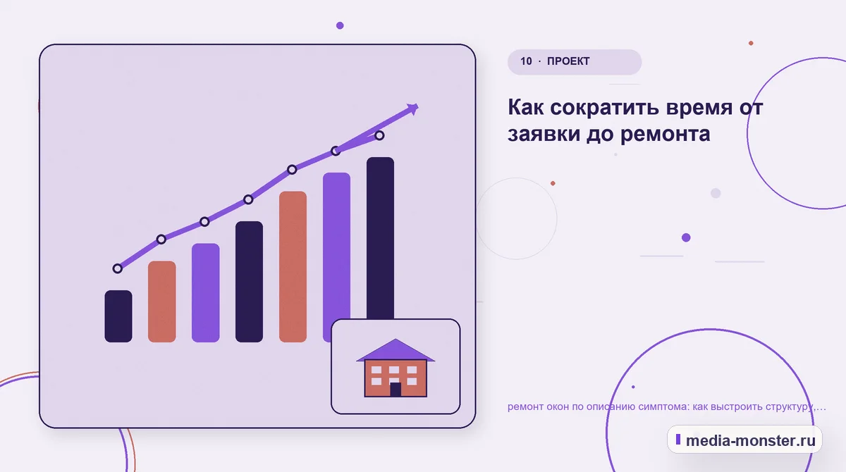 Итог и следующий шаг. Как сократить время от заявки до ремонта: иллюстрация к статье «ремонт окон по описанию симптома: как выстроить структуру, содержание и путь до заявки»