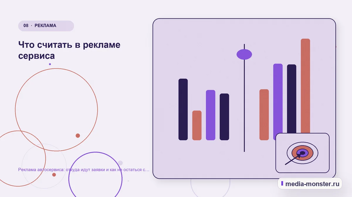 Сравнение вариантов. Что считать в рекламе сервиса: иллюстрация к статье «Реклама автосервиса: откуда идут заявки и как не остаться с пустыми подъёмниками»