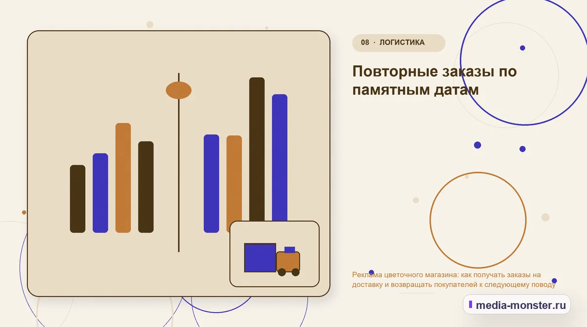 Сравнение вариантов. Повторные заказы по памятным датам: иллюстрация к статье «Реклама цветочного магазина: как получать заказы на доставку и возвращать покупателей к следующему поводу»