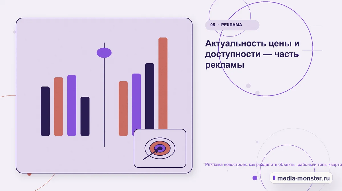 Изображение 8: Сравнение вариантов — Реклама новостроек: как разделить объекты, районы и типы квартир | Media Monster Сравнение вариантов. Актуальность цены и доступности — часть рекламы: иллюстрация к статье «Реклама новостроек: как разделить объекты, районы и типы квартир»