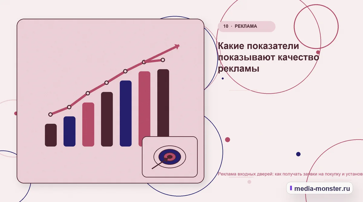 Изображение 10: Итог и следующий шаг — Реклама входных дверей: как получать заявки на покупку и установку | Media Monster Итог и следующий шаг. Какие показатели показывают качество рекламы: иллюстрация к статье «Реклама входных дверей: как получать заявки на покупку и установку»