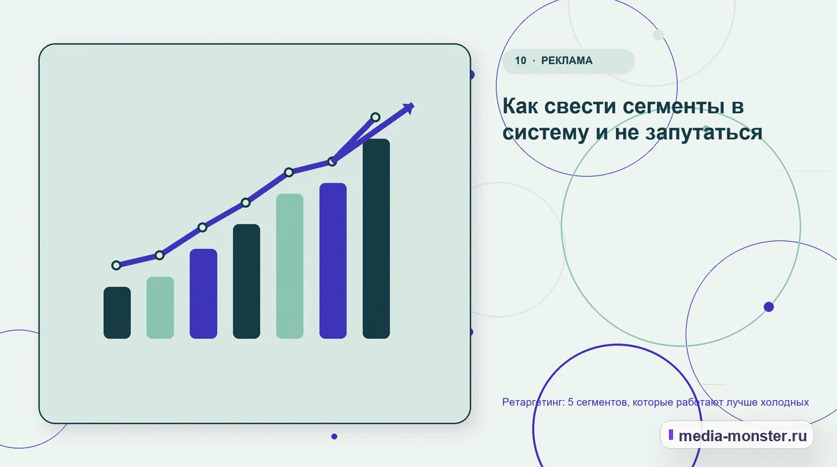 Итог и следующий шаг. Как свести сегменты в систему и не запутаться: иллюстрация к статье «Ретаргетинг: 5 сегментов, которые работают лучше холодных»