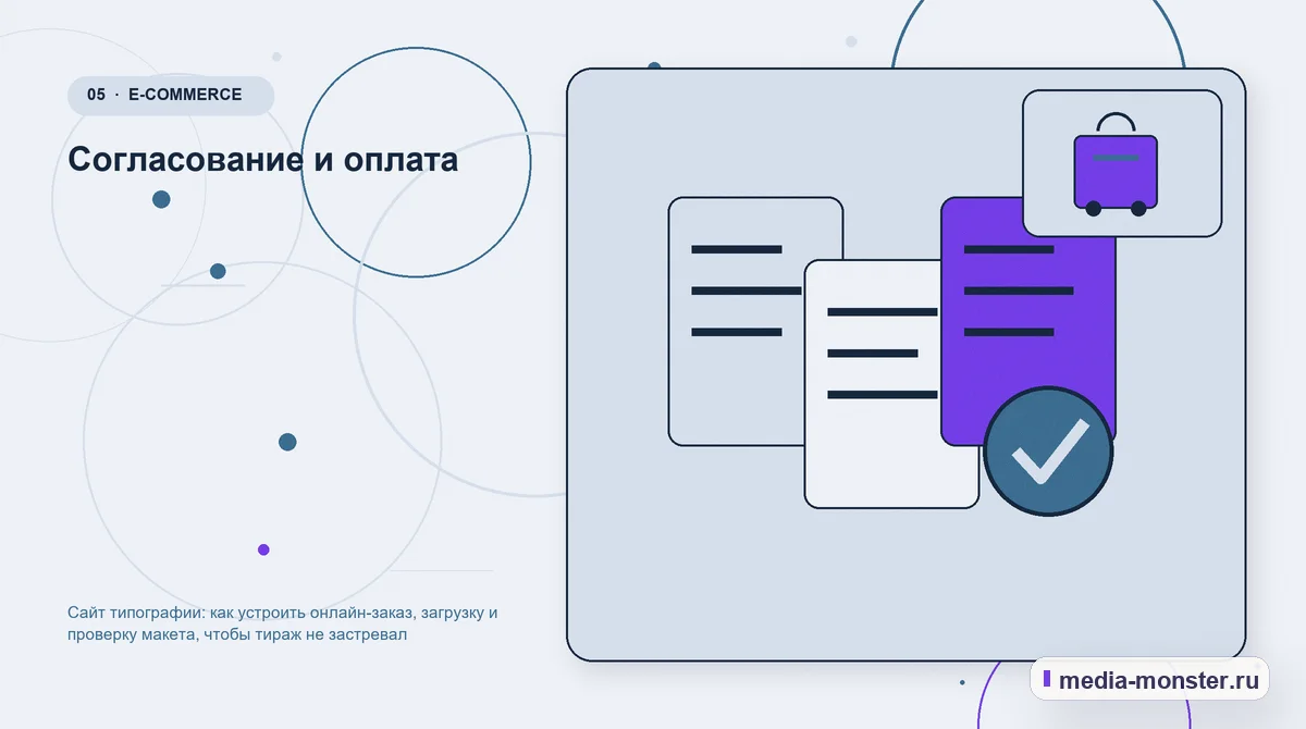 Изображение 5: Данные и доказательства — Сайт типографии: как устроить онлайн-заказ, загрузку и проверку макета, чтобы тираж не застревал | Media Monster Данные и доказательства. Согласование и оплата: иллюстрация к статье «Сайт типографии: как устроить онлайн-заказ, загрузку и проверку макета, чтобы тираж не застревал»