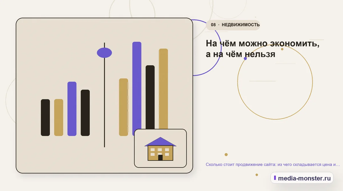 Сравнение вариантов. На чём можно экономить, а на чём нельзя: иллюстрация к статье «Сколько стоит продвижение сайта: из чего складывается цена и почему дешёвое обычно не работает»