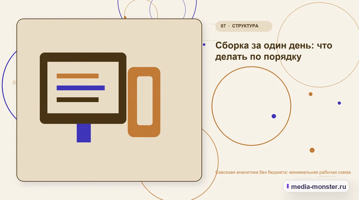 Изображение 7: Каналы и точки контакта — Сквозная аналитика без бюджета: минимальная рабочая схема | Media Monster Каналы и точки контакта. Сборка за один день: что делать по порядку: иллюстрация к статье «Сквозная аналитика без бюджета: минимальная рабочая схема»