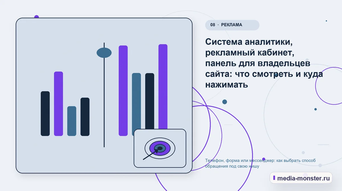 Изображение 8: Сравнение вариантов — Телефон, форма или мессенджер: как выбрать способ обращения под свою нишу | Media Monster Сравнение вариантов. Система аналитики, рекламный кабинет, панель для владельцев сайта: что смотреть и куда нажимать: иллюстрация к статье «Телефон, форма или мессенджер: как выбрать…